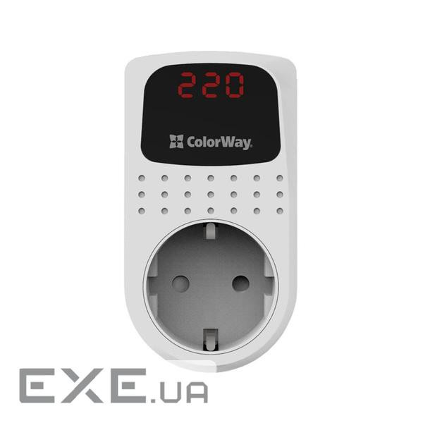 Реле напруги ColorWay DS2, white (CW-VR16-02D)