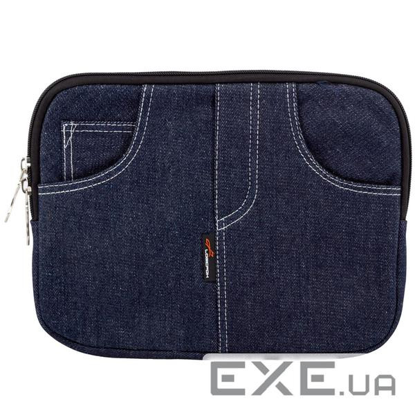 Чехол для нетбука, планшета, iPad LF1006 до 10" джинс, синий, подкладка замш, Размеры, мм: 29 (2446)