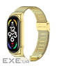 Ремінець BeCover Metal для Xiaomi Mi Smart Band 7 Gold (707495)