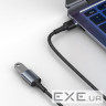 Кабель Baseus Cafule USB 3.0 Male to USB 3.0 Female 2A 1M Сірий (CADKLF-B0G)