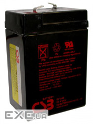 Акумуляторна батарея CSB 6В 4.5 Ач (GP645/20)