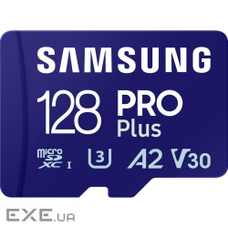 Карта пам"яті Samsung 512GB microSDXC class 10 UHS-I U3 V30 Pro Plus (MB-MD512SB/WW)