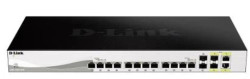Комутатори DXS-1210-16TC/E (Smart L2+ Switch 12x10GBase-T, 2x10GBase-X SFP+, 2xCombo 10GBase-T/SFP+,