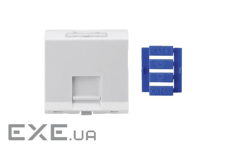 Модульна вставка OK-net, 45х45 2 порту, тип 1 (OK-MI102)