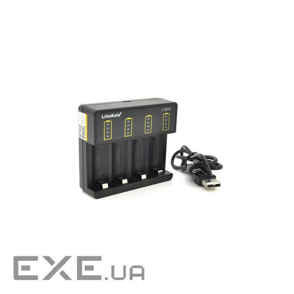 Зарядний пристрій для акумуляторів Liitokala 4 Slots, for Li-ion 3,7V accumulator, su (Lii-16340)