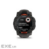Смарт-годинник Garmin Instinct 3, 50mm, Solar, Black Bezel with Charcoal Band, GPS (010-02935-00)