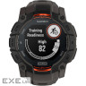 Смарт-годинник Garmin Instinct 3, 50mm, Solar, Black Bezel with Charcoal Band, GPS (010-02935-00)