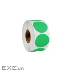 Етикетка UKRMARK термо ECO 38x38/ 0.1тис, коло, зелений (900390)