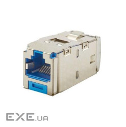 Модуль Mini-Com RJ45 FTP, кат.6a, 10Gb синій (CJS6X88TGBUY)