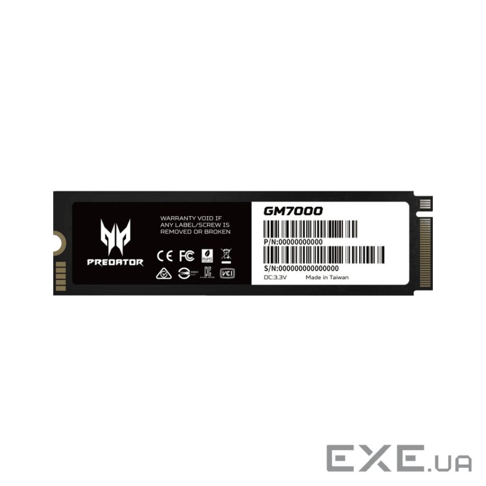SSD диск ACER PREDATOR GM7000 1TB M.2 NVMe (BL.9BWWR.105)