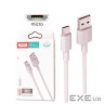 Дата кабель USB 2.0 AM to Micro 5P 1.0m 2.4A pink XO (NB156-M-PN)