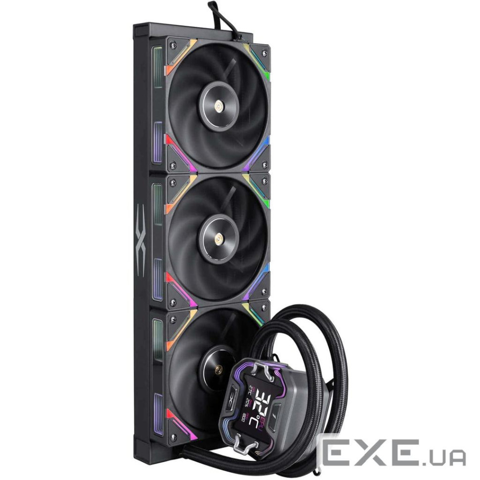 Система водяного охлаждения 1stPlayer X-360E Black, Intel: 1851/1700/2011/115X, AMD: AM5 (X-360E-BK)