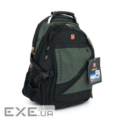Міський ергономічний рюкзак Swissgear 8810, 55 Літрів, Green (Swissgear 8810 / Gn)