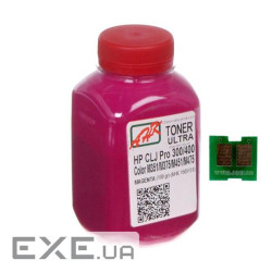 Тонер HP CLJ Pro 300/400/M475 100г Magenta +chip AHK (1505163)