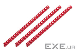 Пластикові пружини для біндера 2E, 16мм, червоні, 100шт (2E-PL16-100RD) (2E-PL16-100RD)