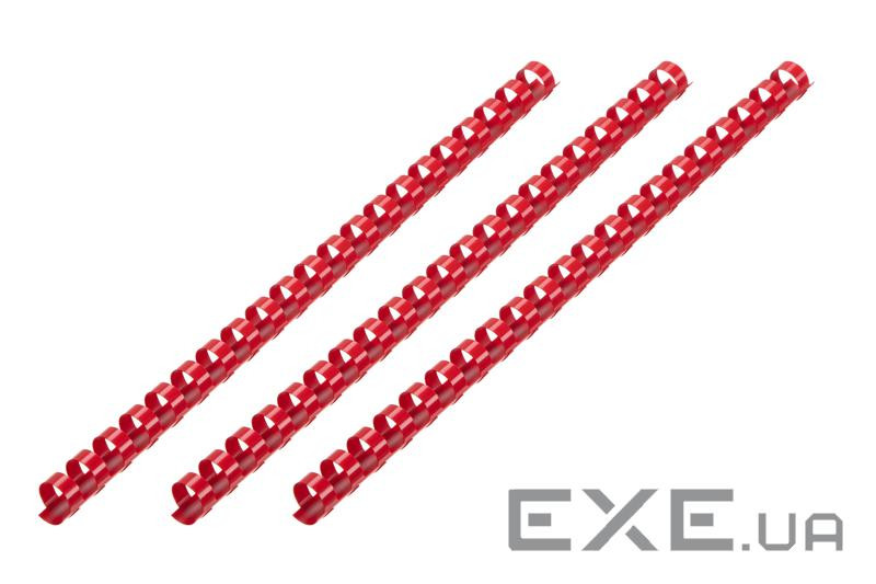 Пластикові пружини для біндера 2E, 16мм, червоні, 100шт (2E-PL16-100RD) (2E-PL16-100RD)