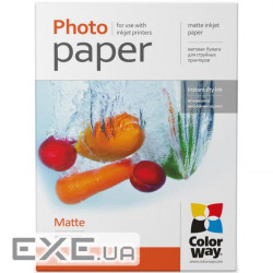 Фотопапір ColorWay A4 220г matte 100л (PM220100A4)