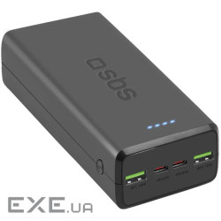 УМБ SBS 30000mAh 20W PD,QC, 2xUSB-A, 2xUSB-C Black (TTBB30000PD20K)