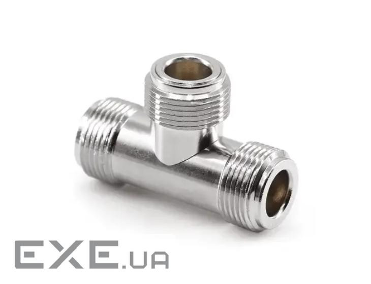 Спліттер N Тype Female 3Х (мама, гніздо), трійник розгалужувач, ці (YT42305(мама, гніздо))