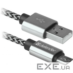 Дата кабель USB 2.0 AM to Micro 5P 1.0m USB08-03T PRO Defender (87815)