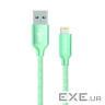 Дата кабель USB 2.0 AM to Lightning 1.0m mint ColorWay (CW-CBUL004-MT)