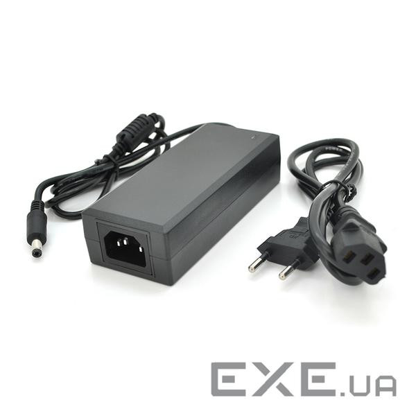 Імпульсний адаптер живлення YM-2430+ 24В 3А (72Вт) штекер 5,5 / 2,5+ кабель живлення, довжина 1,10м, ,