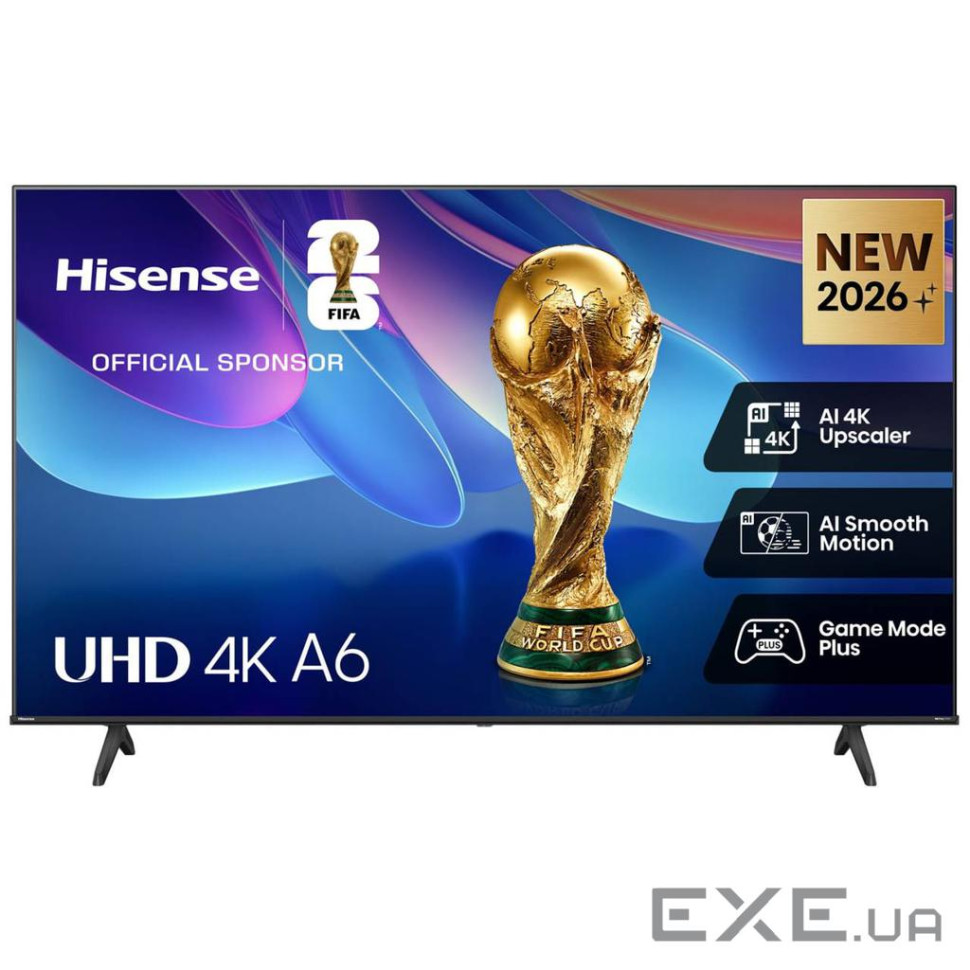 Телевізор HISENSE 43" 4K 43A6S (20018202)