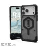 Чохол UAG для iPhone 17 Pro Max, Pathfinder Clear MagSafe, Ash/Black (114552113140)
