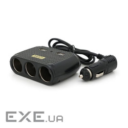 АЗУ розгалужувач Olesson 1512, 12V-3*12V+2*USB, Black, Blister (Ol-1512)