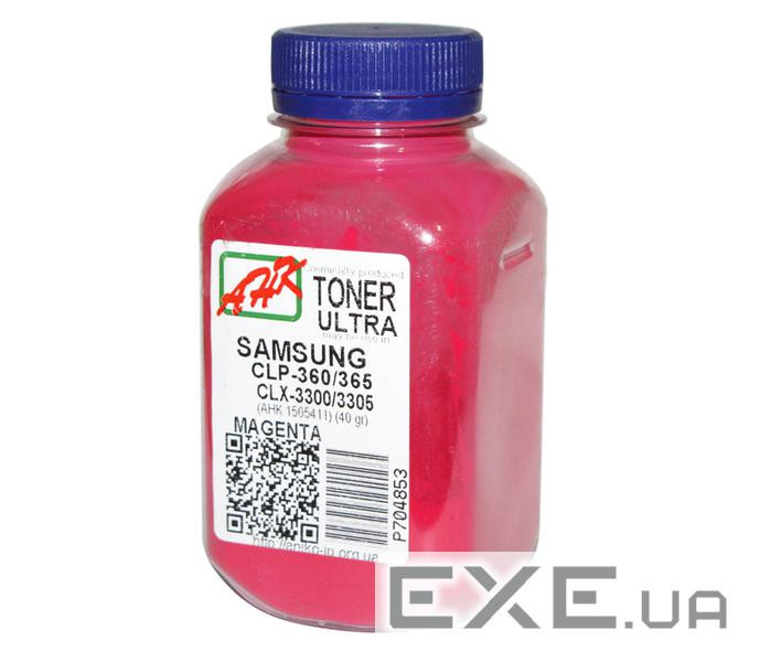 Тонер Samsung CLP-360/365/CLX-3300, 40г, 1K Magenta AHK (1505415)