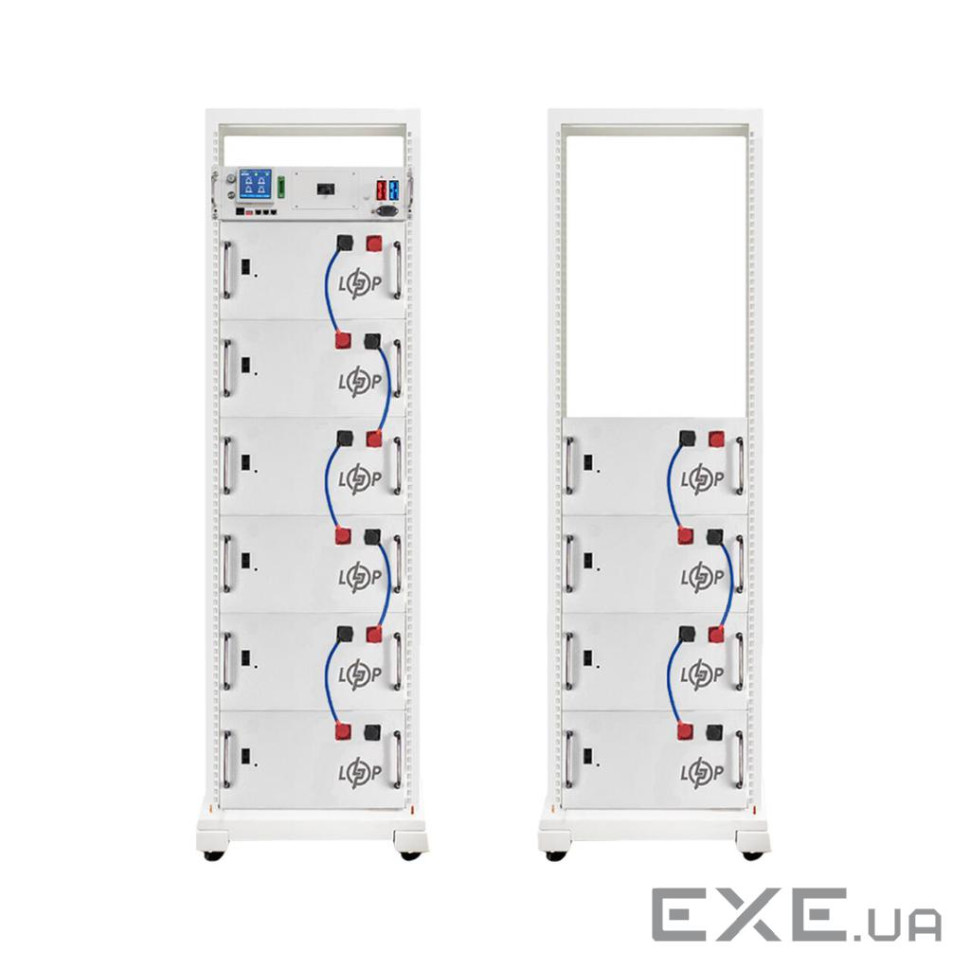 Аккумулятор LP LiFePO4 Battery HVM 512V 150Ah (76800 Wh) BMS 125А AB Lrack white (41900)
