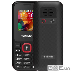 Мобільний телефон Sigma X-style 171 MINI Track Black-Red (4827798813744)