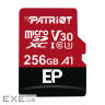 Карта пам'яті MicroSDXC 256GB UHS-I/U3 Class 10 Patriot EP A1 R90/W80MB/s + SD-adapt (PEF256GEP31MCX)