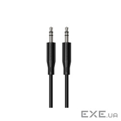 Кабель мультимедійний 3.5mm M to 3.5mm M 1.0m BL26 black BOROFONE (6941991122170)