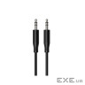 Кабель мультимедійний 3.5mm M to 3.5mm M 1.0m BL26 black BOROFONE (6941991122170)