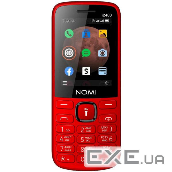 Мобільний телефон Nomi i2403 Red