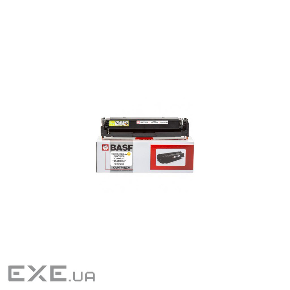 Картридж BASF Canon 067 Yellow LBP631/HP M252 W2212A/5099C002 без чипа (BASF-KT-067Y-WOC)