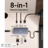 кабель ANKER PowerExpand 8-in-1 - PD in 100W/HDMI/2xUSB-A/USB-C 10Gbps/LAN/SD (Black) USB (A83830A2)