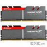 DDR-4 16GB KIT(2*8GB) PC4-25600 (PC4-3200) Trident Z Silver H/ Red logo G.SKILL (F4-3200C16D-16GTZB)