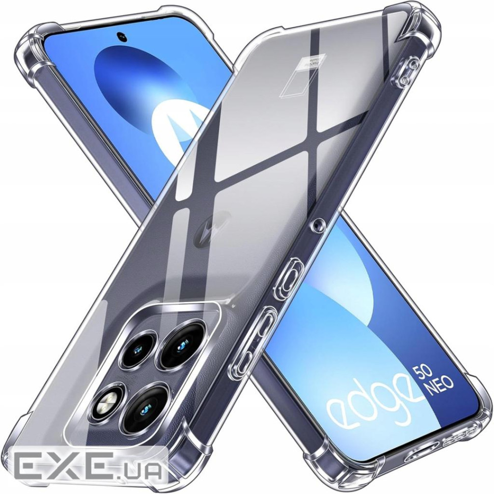 Чохол до мобільного телефона BeCover Anti-Shock Motorola Edge 50 Neo Clear (713150)