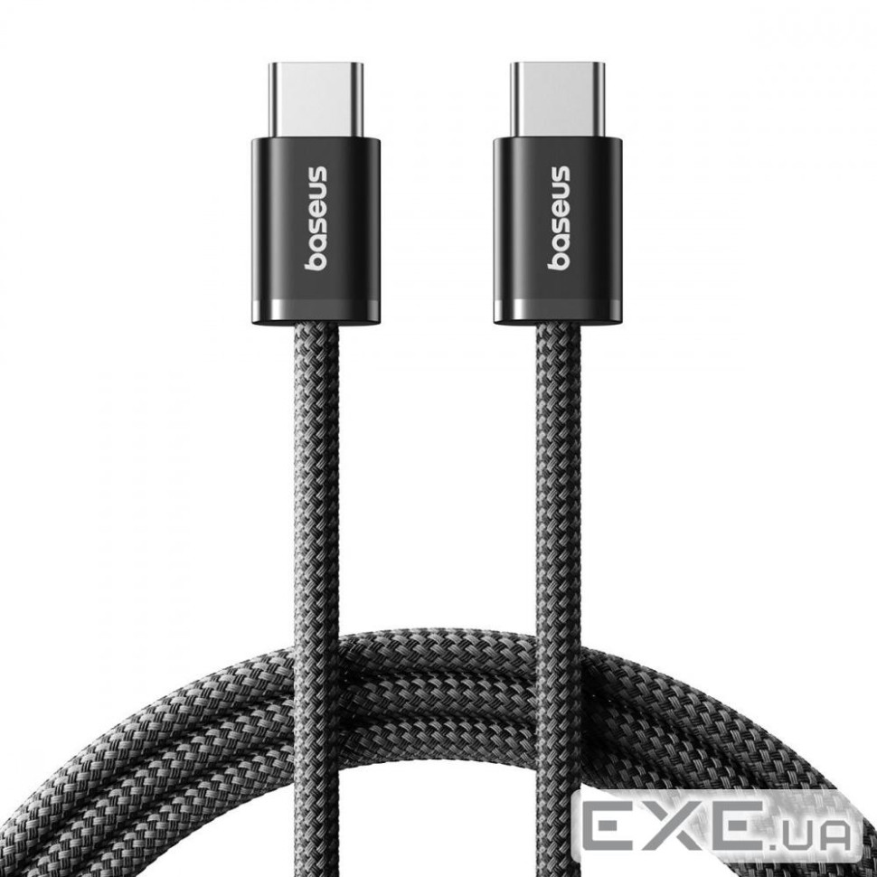 Кабель Baseus Dynamic 4 Fast Charging Type-C to Type-C 100W (1m) black (P10381400111-00)