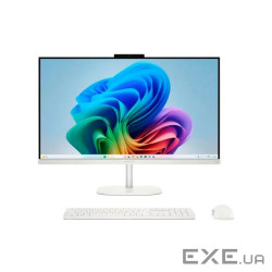 моноблок 27FI/C5-210H/16(1x16)/512/Intel HD/DOS/FH D Cam/KM/Cotton White HP HP OmniStudio (D78PHEA)