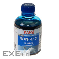 Чорнило WWM EPSON XP-600/XP-605/XP-7005 (Cyan) (E26/C)