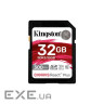 Карта пам'яті Kingston 32GB Canvas React Plus SDHC UHS-II 300R/260W U3 V90 (SDR2/32GB)