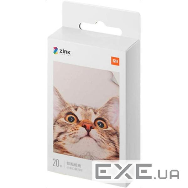 Фотопапір самоклеючий XIAOMI Mi Pocket Print Instant Photo Paper 5x7.6см 287г/м2 20л (TEJ4019GL)