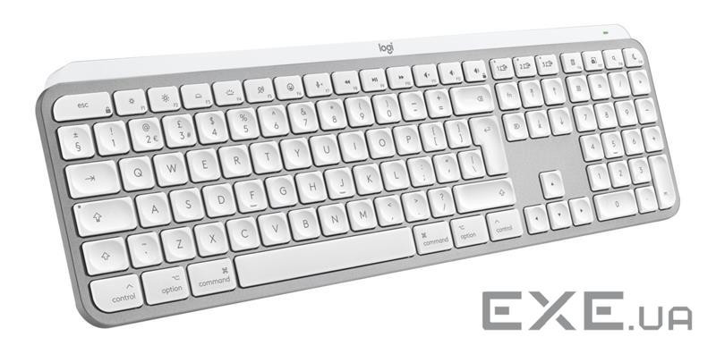 Клавіатура бездротова LOGITECH MX Keys S for Mac Pale Gray (920-011638)