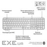 Клавіатура бездротова LOGITECH MX Keys S for Mac Pale Gray (920-011638)