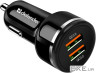 Зарядний пристрій Defender UCA-80 black, 2xUSB, QC3.0, 36W (83832)