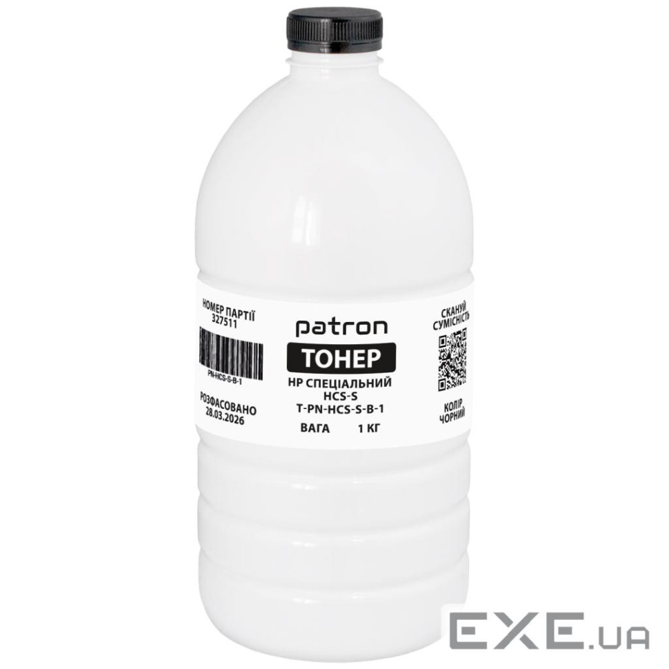 Тонер HP CLJ Pro 4203/4303/Canon 069/MF1333C, Special 1kg, Black Patron (PN-HCS-S-B-1)