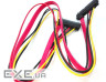 Кабель живлення для відеокарти (подовжувач) SATA 7+15pin M/F, 0.3м (S0703) (S0703)